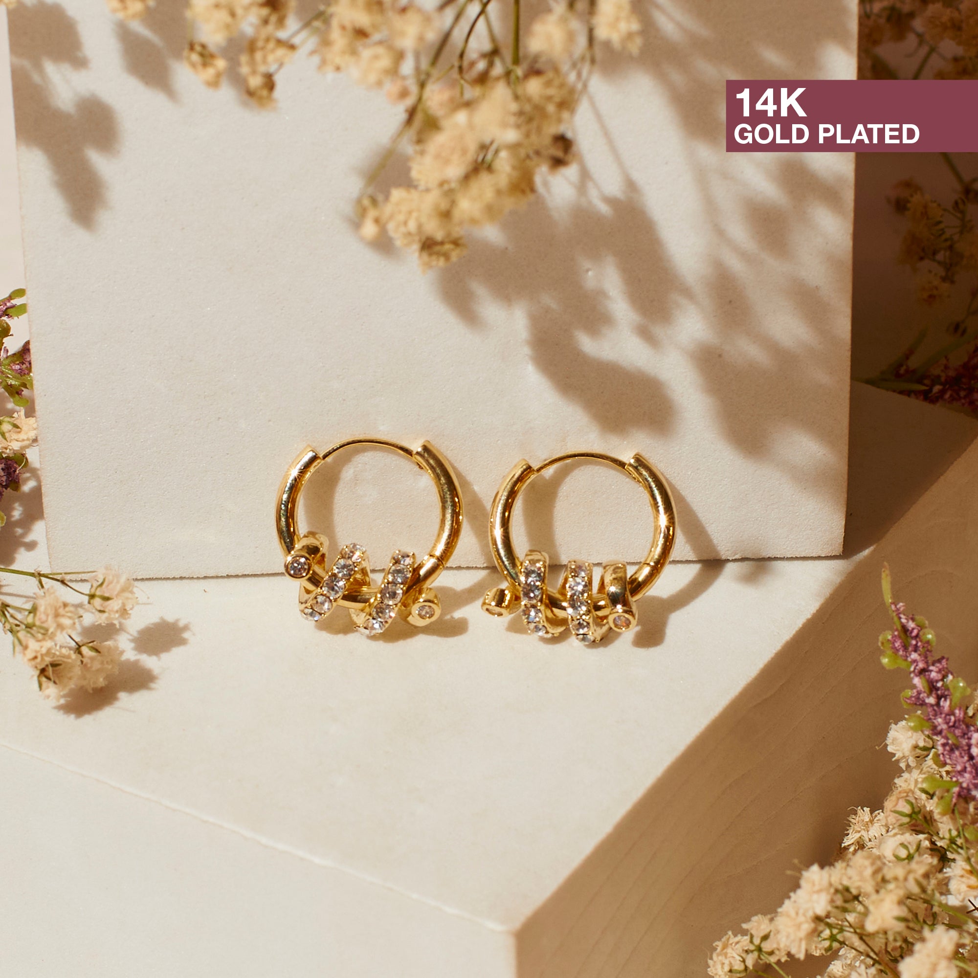 C-type Earrings Creative Simple Metal Ring Earring Set 5-piece Set Of  Vintage Pearl Earrings | Lazada PH